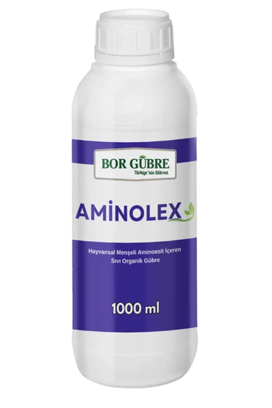GÜBRE Hayvansal Menşeli Amino Asit İçeren Sıvı Organik Gübre-Aminolex-1000ML (Fabrikadan Halka Üretim) - 2