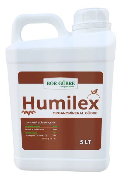 GÜBRE Humilex-5lt Hümik ve Fulvik Asit İçerikli Sıvı Organik  Gübre-(Fabrikadan Halka Üretim Zinciri) - 2