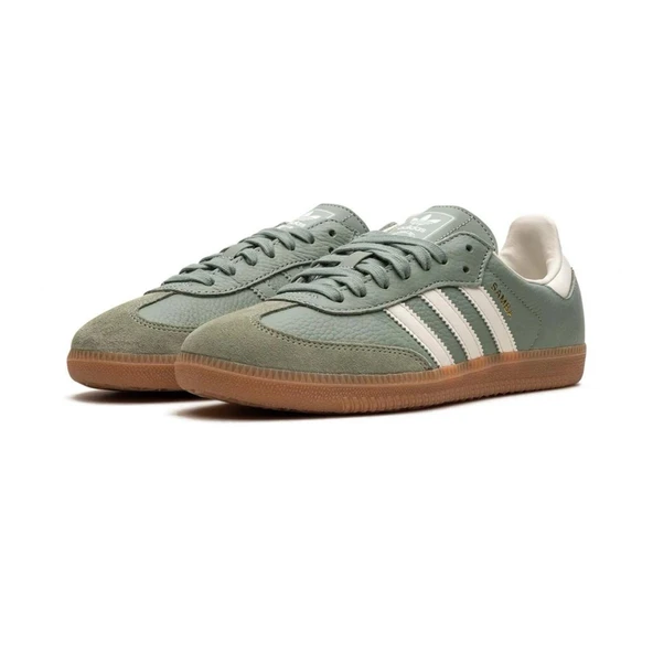 ADİDAS SAMBA OG WMNS "GREEN/WHITE" - Resim 2
