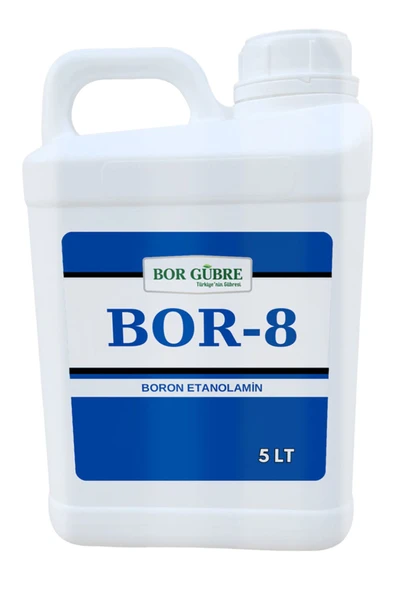 Bor -8 Sıvı Gübre 5 Lt Köklenme Ve Direnç Artışı Oluşturur. Ürün Kalitesi Ve Verimini Arttırır. - 2