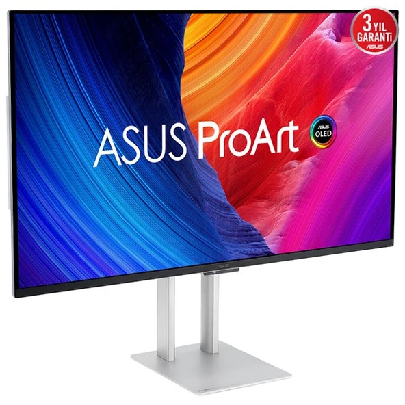 ASUS 31.5" OLED PROART PA32UCDM 0.1MS 240HZ HDMI-DP TYPEC GRAFİK TASARIM MONİTÖRÜ 3840X2160 - Resim 4