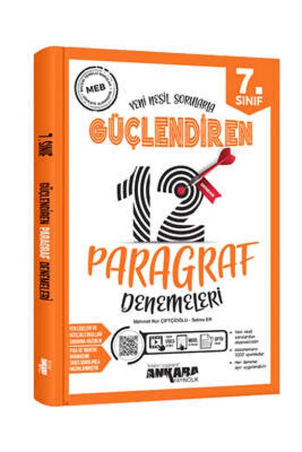 Ankara 7.Sınıf Paragraf Güçlendiren 12 Deneme