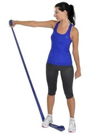 Medikaltec PİLATES & YOGAEGZERSİZ BANDI  - Medikaltec PİLATES & YOGAEGZERSİZ BANDI , THERABAND MAVİ RENK(GÜÇLÜ) 1 MT - 2