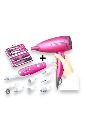 Kişisel Bakım, Manikür Pedikür Seti - Medikaltec Seti + HC Katlanabilir Saç Kurutma MakinasıMp44 Manikür Pedikür - 3