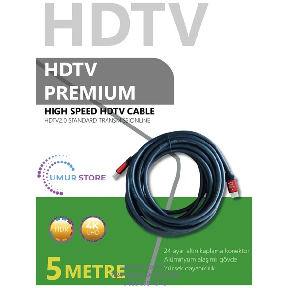 4K 5m HDMI Kablo - 2