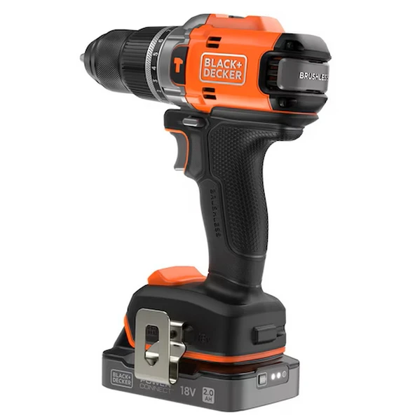 Black&Decker BLD683D1XK-QW 18v Powerconnect Akülü Darbeli Matkap (fırçasız, 1x 2,0ah Akü, 1a Şarj Cihazı Ve Kit Kutusu İle) - 2