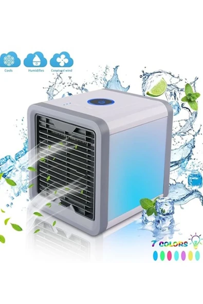 500 Ml Işıklı Masa Üstü Mini Klima Soğutucu Hava Nemlendirici 3 Kademe - 3