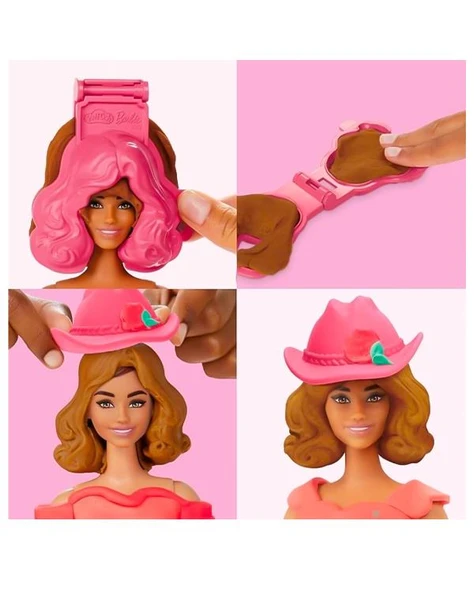 Play Doh Barbie Çiçekli ve Püsküllü Oyun Hamuru Seti G1360 - 2