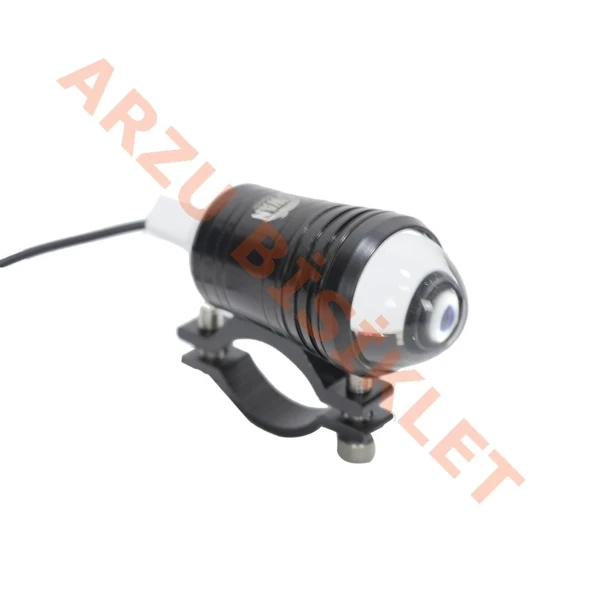 3U1 KISA-UZUN HUZMELİ ÇAKARLI SİS LAMBASI  SİYAH 21 mm ürün görseli 1