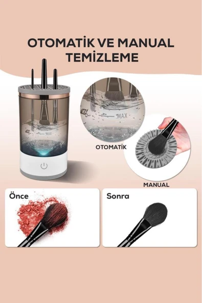 Otomatik Makyaj Fırçası Temizleme Makinesi - 3