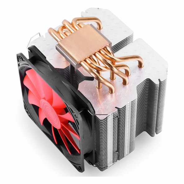 DeepCool Lucifer K2 AM4/1151P Siyah İşlemci Hava Soğutucu - Resim 4