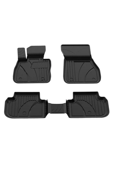 Sahler Premıum Bmw 1 Serisi F70 2024 ve Sonrası  4.5D Sahler Paspas ve Rizline 3D Bagaj Havuzu - 5