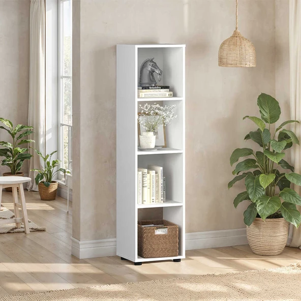Cubic Kitaplık Beyaz 36x140,5x30 cm ürün görseli 1