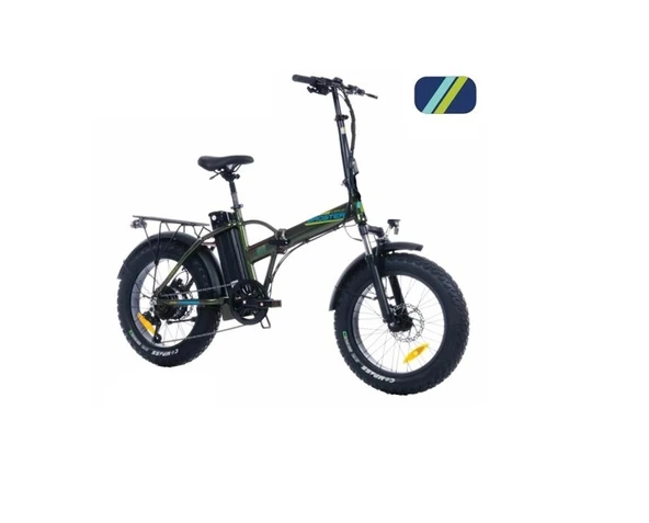 CORELLİ BROSTER VALCO FAT BIKE ELEKTRİKLİ KATLANIR BİSİKLET 42CM MD 20 JANT 7 VİTES METALİK MAVİ ürün görseli