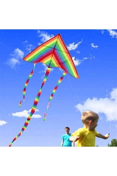 Hakan Çanta Gökkuşağı Uçurtma - Orta Boy - 110 Cm