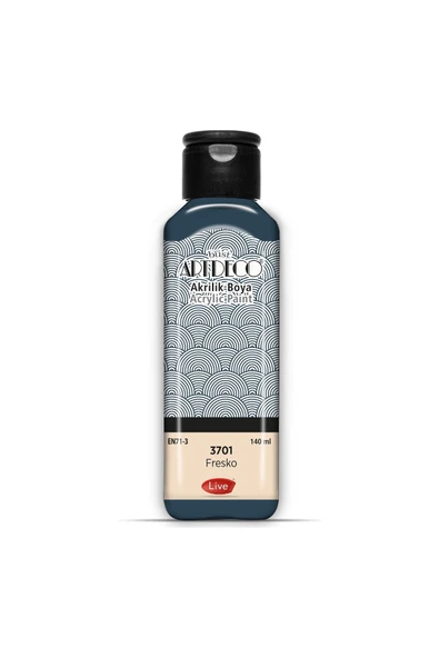 Artdeco Lisans Kırtasiye Akrilik Boya 140 ml Fresko 3701 - 1