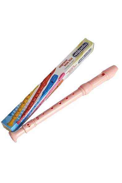 Helvacı Melodika Açık Pembe Blok Flüt Abs Plastik 3 Parça Net Ve Yüksek Ses Kalitesi Karton Kutu Öğrenci Tipi - 1