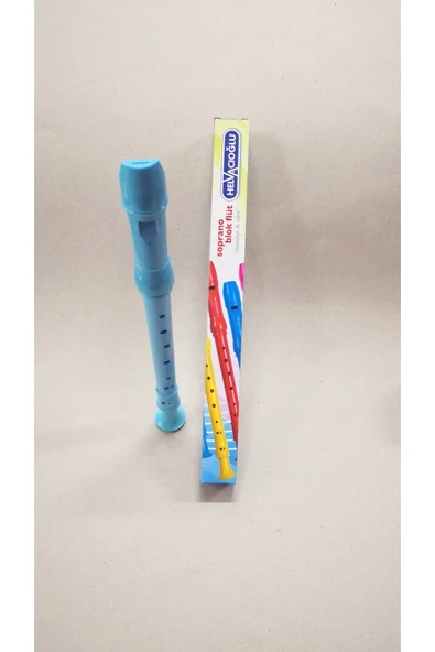 Helvacı Melodika Soprano Blok Flüt Mavi - 1
