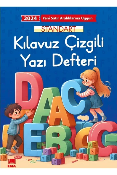 Ema Kitap 2024-2025 Yeni Mevzuata Uygun StKampusKirtasiyemart Klavuz Çizgili Yazı Defteri 2 Adet A4 Boyutlu Renkli Baskı