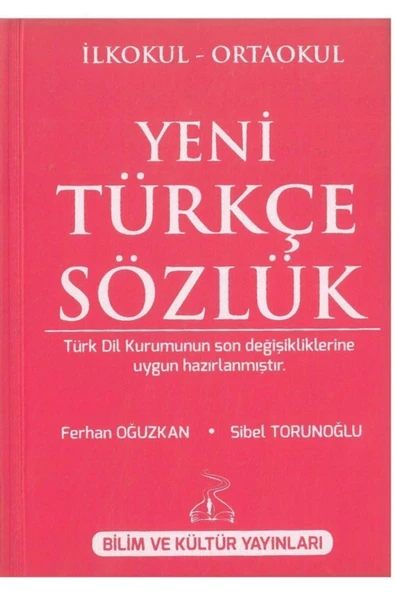 Bilim Kültür Yayınları Ilkokul-ortaokul Yeni Türkçe Sözlük Tdk Uyumlu 1. Hamur Kağıt 2 Renk Baskı 702 Sayfa 10*14 Cm Ebat - 1