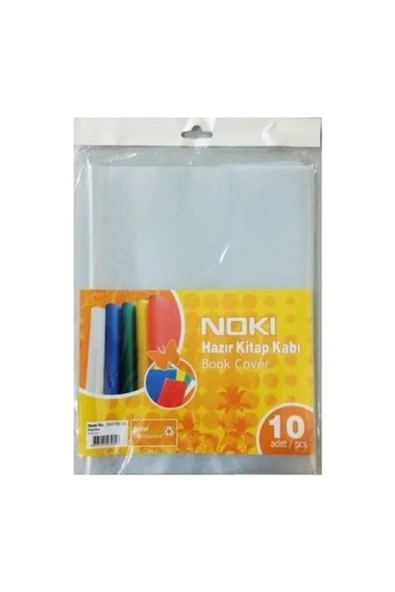 Noki dosya Hazır Yapışkanlı Kitap Kabı 10 Adet - 1