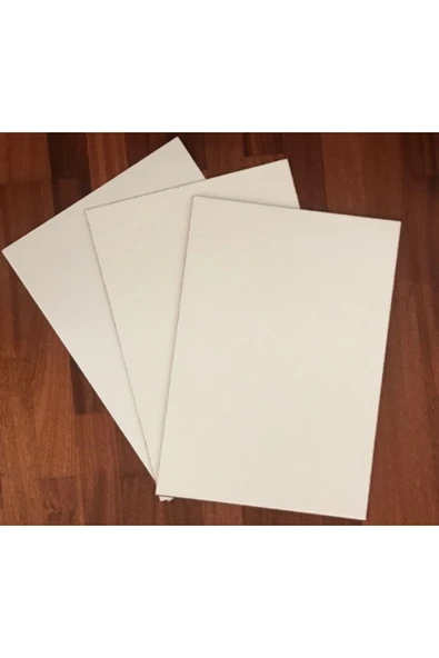 mobilreyon - 4 Adet Beyaz Mdf Duralit 3 Mm , 50x70 Cm (resim Kağıdı Ölçüsü),bir Tarafı Beyaz Boyalı - 2