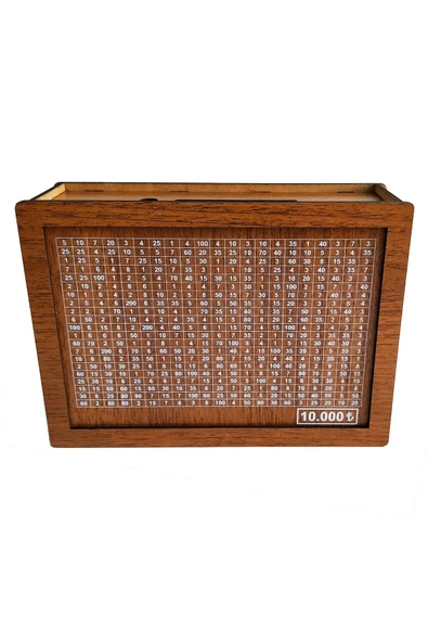 CUSCOHOME Hedef Kutusu Kumbara - 10.000 Tl Parabox Para Biriktirme Kutusu - 4
