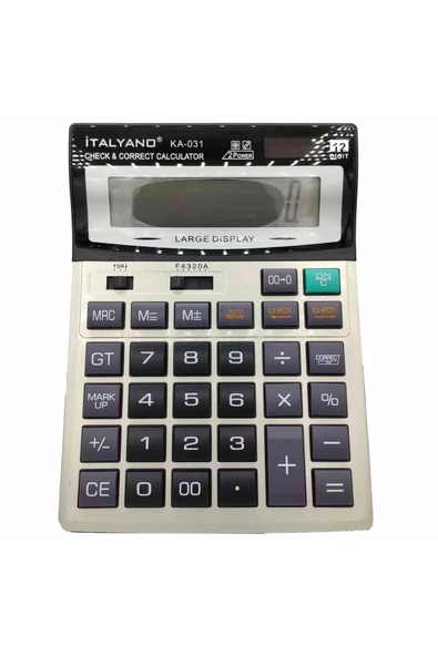 Adipa Age Adipa Tk 12 Haneli Büyük Boy Hesap Makinası Italyano Ka-031 - 2
