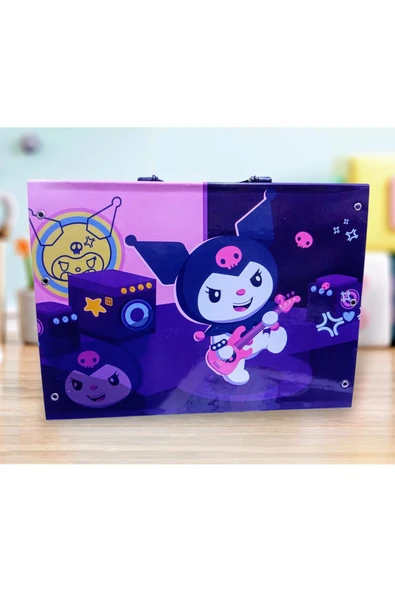 KampusKirtasiyem Kuromi Saplı Kulplu Kutu Klasör Ana Okulu Ana Sınıfı Kreş - 3