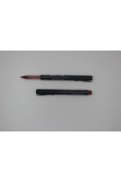 Faber Castell L Needle Point Roller 0.5mm Iğne Uçlu Kalem Kırmızı ( 2 Adet ) - 1