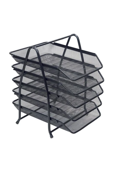 KRAF Siyah Perfore Evrak Rafi Metal 5 Katli Hbv00000jl63f