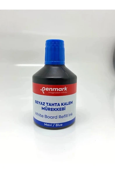 penmark Beyaz Tahta Kalem Mürekkebi Mavi 100 Cc ürün görseli