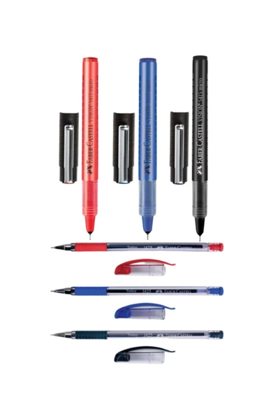 Kampus Kırtasiyem Faber-castell 5415 Pilot 3 Adet Ve 1425 Tükenmez Kalem 3 Adet