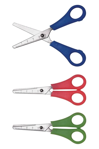 Puti Kırtasiye Cetvelli Okul Makası 1 Adet