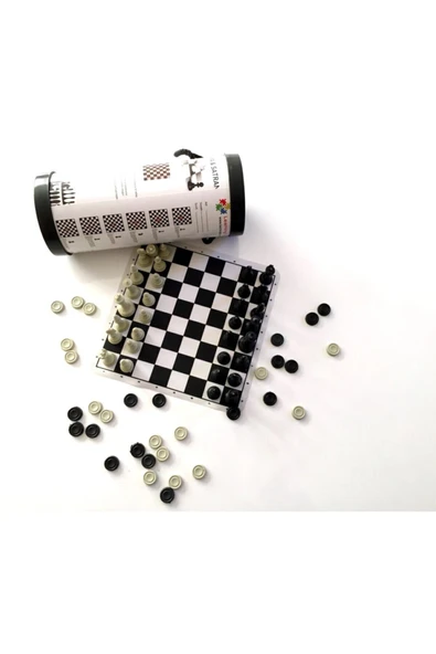 Wooden Toys Partioyunevi Okul Rulo Satranç Ve Dama Takımı - 2