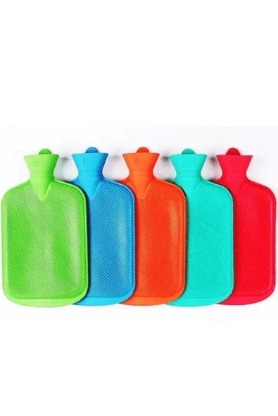 KampusKirtasiyem 33x19 Cm 2 Lt Polar Kılıflı Termofor Sıcak Su Torbası Karın Ağrısı Bel Ayak Isıtıcı "1 ADET" - 5