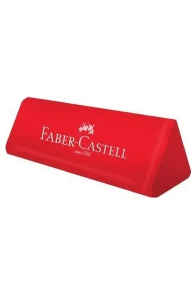 Faber Castell Faber-Castell Dust Free Üçgen Kırmızı Okul Silgisi 18 72 37 (5 Adet) - 2