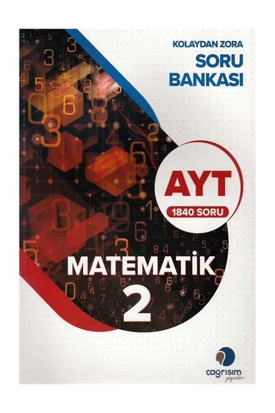 Çağrışım Yayınları Ayt Matematik 2 Kolaydan Zora Soru Bankası - 1
