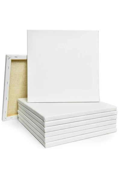 KanvasSepeti 50x70cm Dikdörtgen Arkadan Zımbalı Yüksek Kaliteli Astarlı Hazır Tuval Boş Tuval Tablo - 1