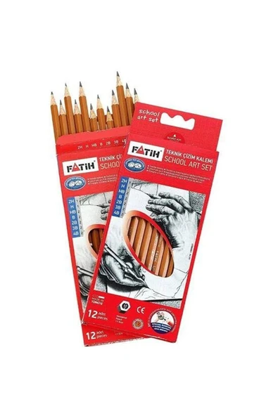 FATİH KALEM Teknik Çizim Kalemi Okul Seti 12 Li 15090