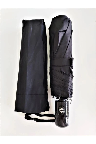 Umbrella Genel Markalar 8 Telli Şemsiye Siyah - 1