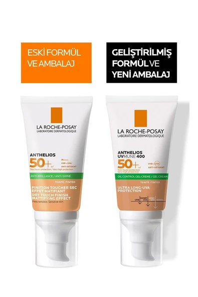LA ROCHE POSAY LA ROCHE POSAY Anthelios Spf 50 Yağlı Ciltler Için Renkli Yüksek Korumalı Yüz Güneş Kremi 50 ml - 2