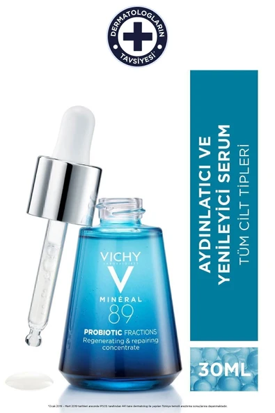 VİCHY VİCHY Mineral 89 Probiyotikli Aydınlatıcı Yenileyici Ve Onarıcı Serum 30 ml - 5