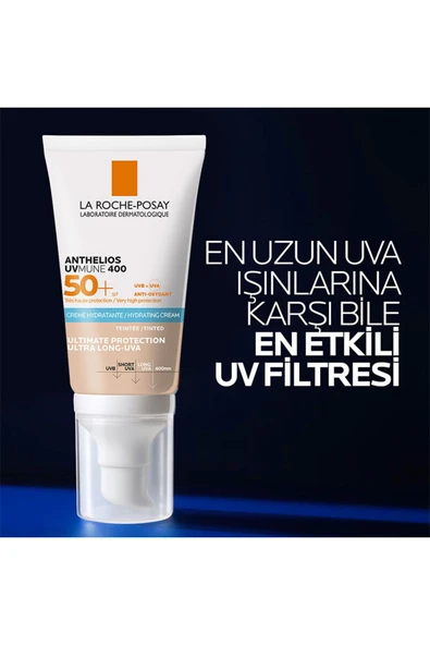 LA ROCHE POSAY LA ROCHE POSAY Anthelios Uvmune Spf 50 Hassas Ciltler Için Yüksek Korumalı Renkli Yüz Güneş Kremi 50 - 6