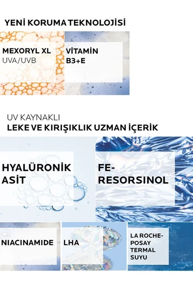 LA ROCHE POSAY LA ROCHE POSAY Anthelios Age Correct Spf50 Renkli Kapatıcı Özelliğe Sahip Yüz Güneş Kremi 50 ml - 5