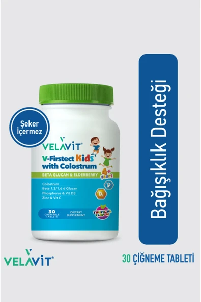VELAVİT VELAVİT V-Firstect Kids with Colostrum