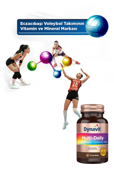 DYNAVİT DYNAVİT Multi-Daily 30 Kapsül - Koenzim Q10, Rhodiola Ekstresi, Multivitamin ve Multimineral - 7