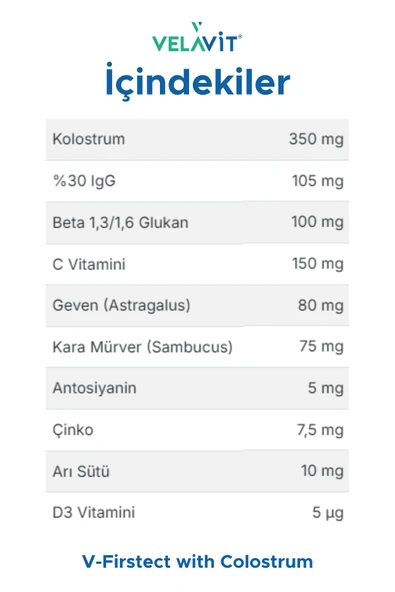 VELAVİT VELAVİT V-Firstect with Colostrum - 2