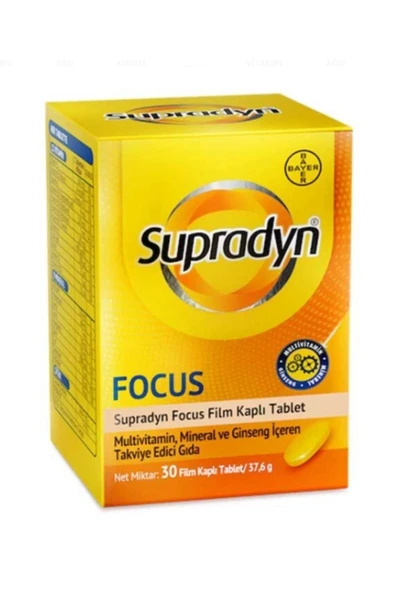 SUPRADYN SUPRADYN Energy Focus 30 Film Kaplı Tablet