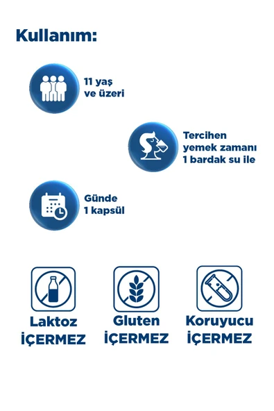 DYNAVİT DYNAVİT Multi-Daily 30 Kapsül - Koenzim Q10, Rhodiola Ekstresi, Multivitamin ve Multimineral - 6